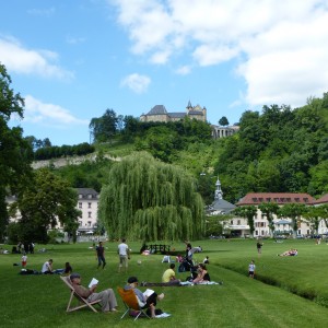 Hotel & gardens at Uriage les Bains